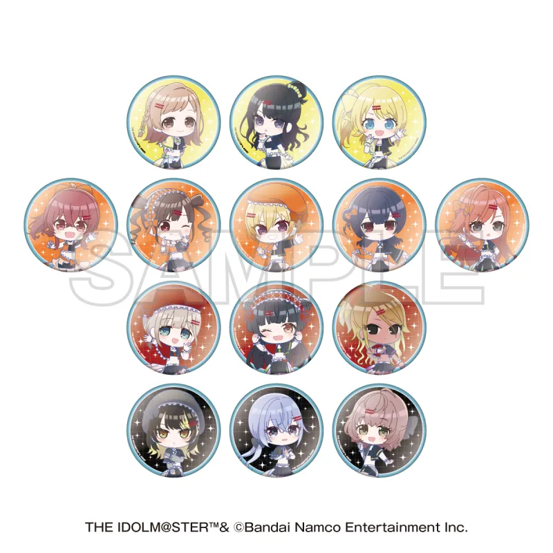 NTTドコモ×アイドルマスター シャイニーカラーズ トレーディングミニキャラ缶バッジA(全14種)
