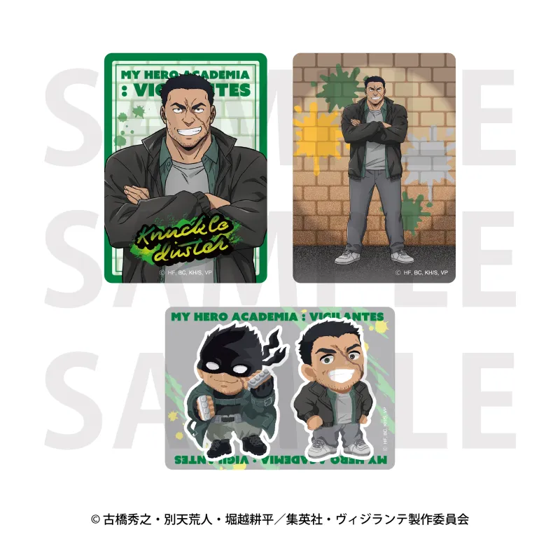 ヴィジランテ -僕のヒーローアカデミア ILLEGALS- ストリートファッションスタイル クリアカードセット ナックルダスター