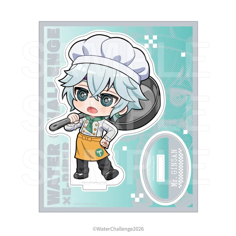 ウォーターチャレンジ×E-DINER アクリルスタンド ミスター銀さん
