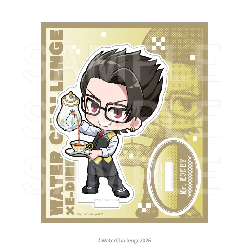 ウォーターチャレンジ×E-DINER アクリルスタンド ミスターマネー