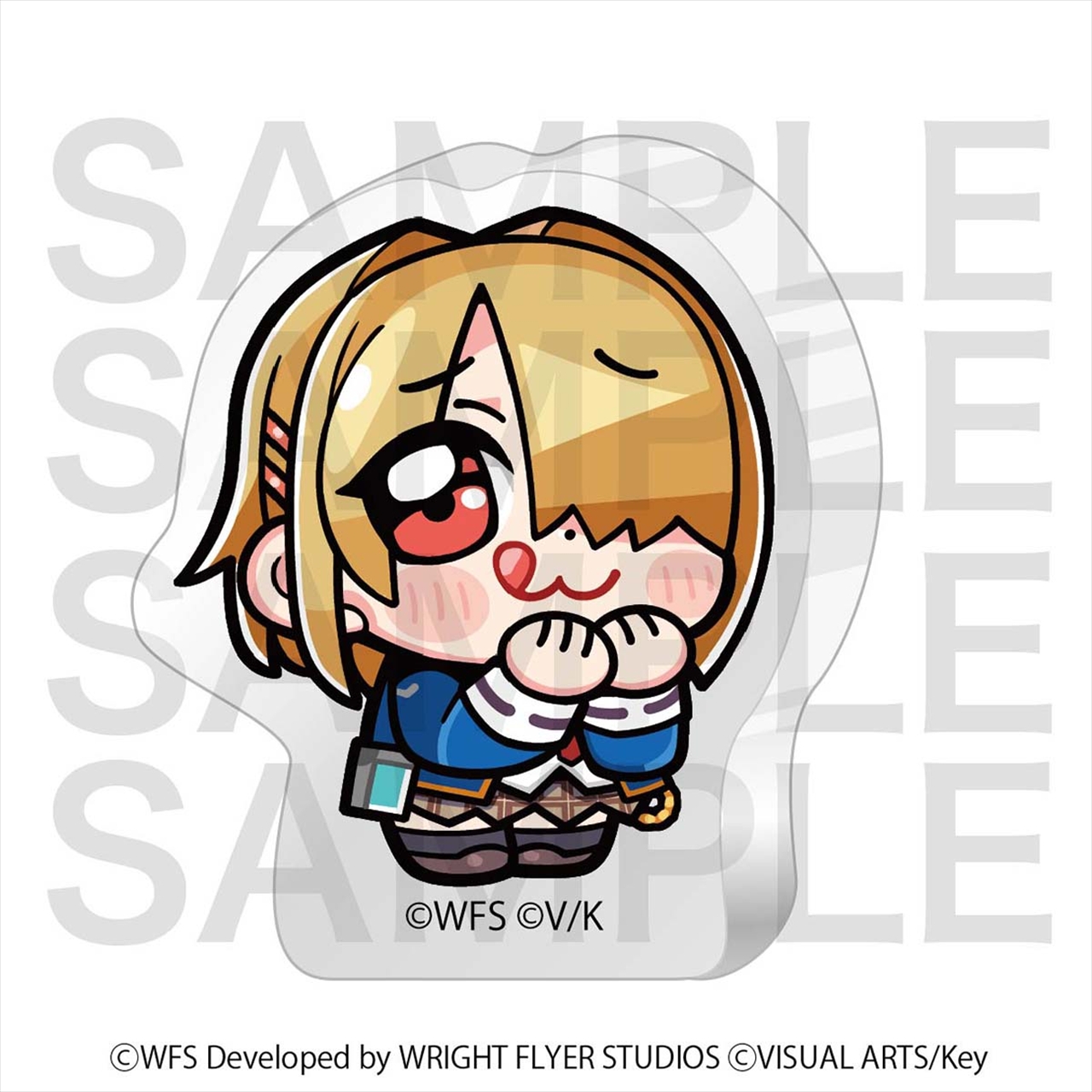 ヘブンバーンズレッド Art by 大川ぶくぶ ミニアクリルフィギュア 茅森月歌