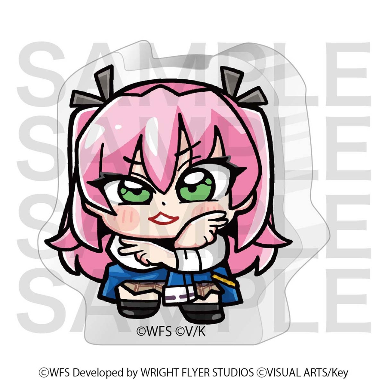 ヘブンバーンズレッド Art by 大川ぶくぶ ミニアクリルフィギュア 逢川めぐみ