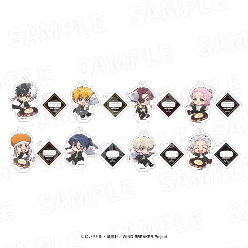 WIND BREAKER×ぼてぢゅうグループ トレーディングミニキャラスタンドチャーム(全8種)