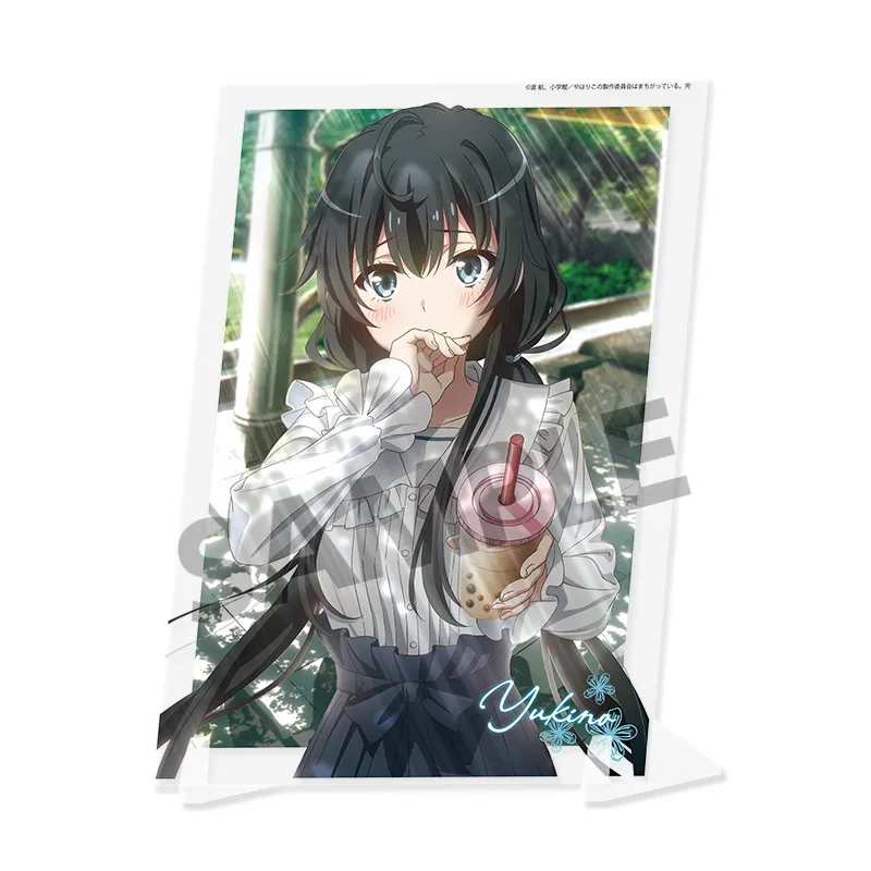やはり俺の青春ラブコメはまちがっている。完 ビジュアルアクリルプレート 雪ノ下雪乃 公園デート ver.