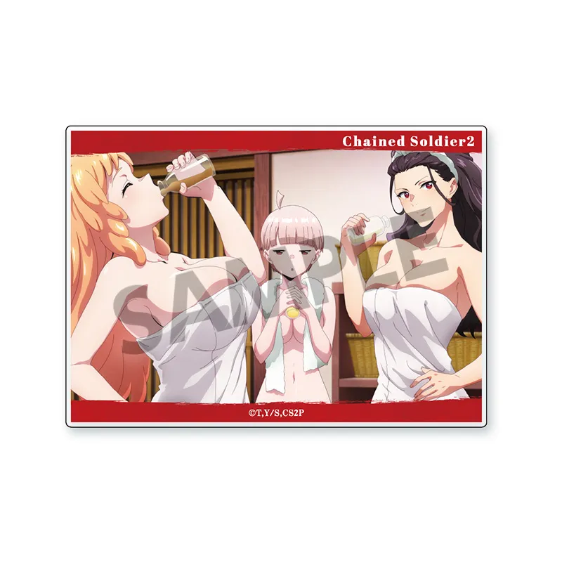 魔都精兵のスレイブ2 アクリルカード 第3話おまけ(サハラ&カイコ&サキ)
