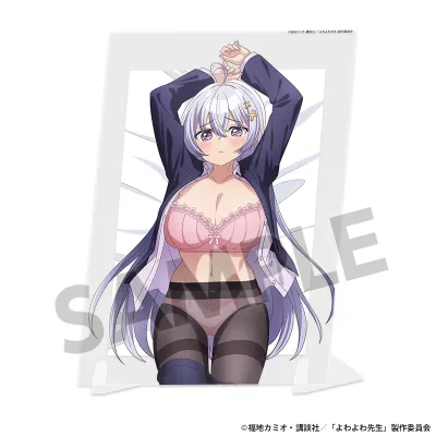 よわよわ先生 描き下ろしビジュアルアクリルプレート 鶸村ひより A