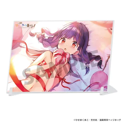 一畳間まんきつ暮らし！ A6ビジュアルアクリルプレート 森田芽衣子