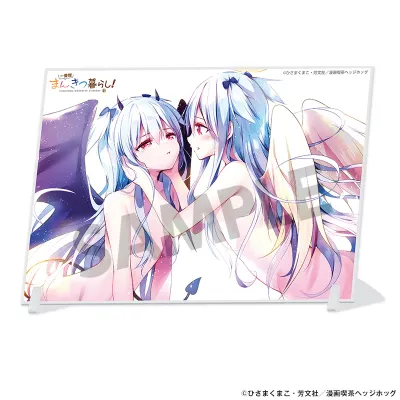 一畳間まんきつ暮らし！ A6ビジュアルアクリルプレート 中埜音緒