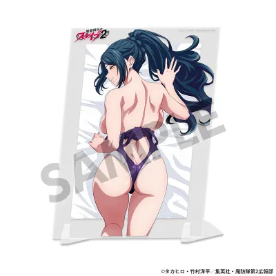 魔都精兵のスレイブ2 描き下ろしビジュアルアクリルプレート 東風舞希 競泳水着 ver. B