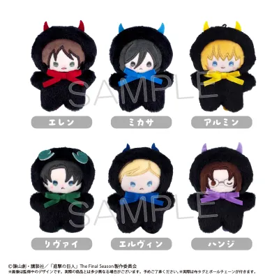 進撃の巨人 ぺたんこたぴぬい DEVIL Ver.