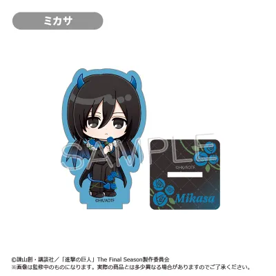 進撃の巨人 ミニキャラアクリルスタンド DEVIL Ver. ミカサ