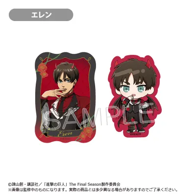 進撃の巨人 ステッカーセット DEVIL Ver. エレン
