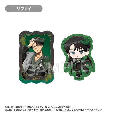 進撃の巨人 ステッカーセット DEVIL Ver. リヴァイ