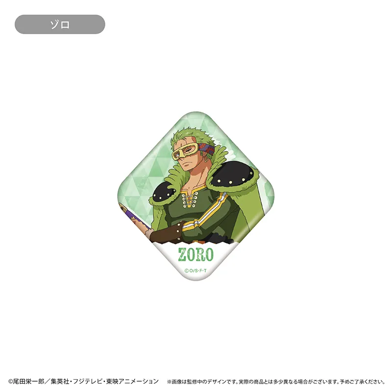 ONE PIECE 缶マグネット エルバフ Ver. ゾロ