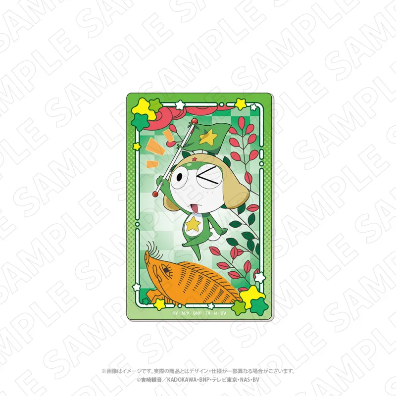キャラディショナルトイ　ケロロ軍曹　花札柄アクリルカード（ちびケロ）