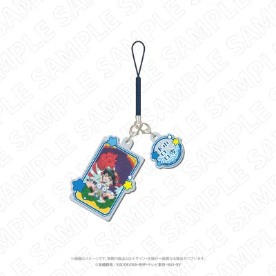 キャラディショナルトイ ケロロ軍曹 花札柄アクリル根付ストラップ(ドロロ・小雪)