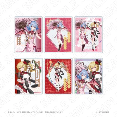 東方Project <チャイナドレス風衣装> トレーディングアクリルカード Vol.2