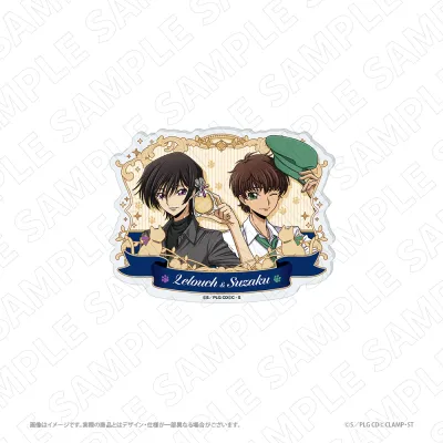 3 o'clock コードギアス 反逆のルルーシュ 描き下ろしアクリルカードB(ルルーシュ・スザク)