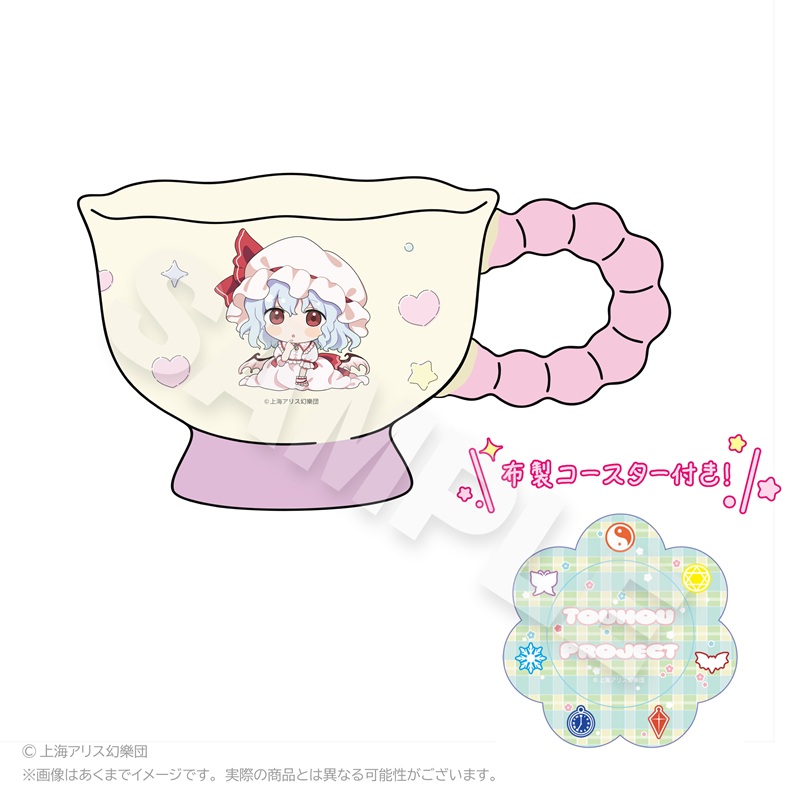 東方Project 缶バッジ ちまっと もぐもぐ 4種セット 激レア 美鈴 東方Project マグカップ ちびっこver. レミリア・スカーレット