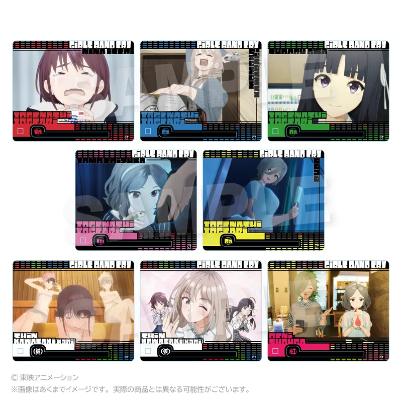 ガールズバンドクライ　トレーディング場面写アクリルスタンド