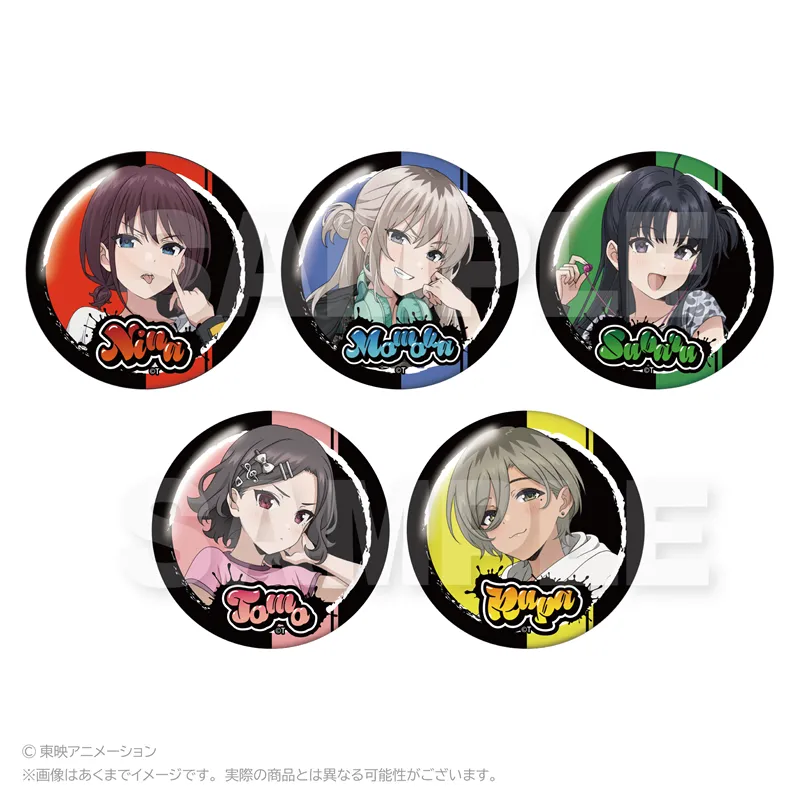 ガールズバンドクライ トレーディング缶バッジ 路地裏ver. 1BOX入数：5