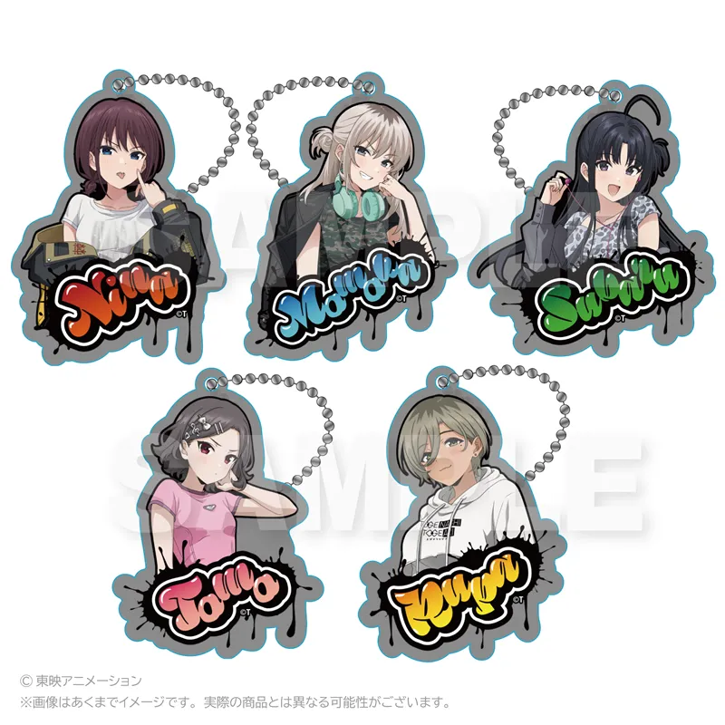 ガールズバンドクライ トレーディングアクリルキーホルダー 路地裏ver. 1BOX入数：5