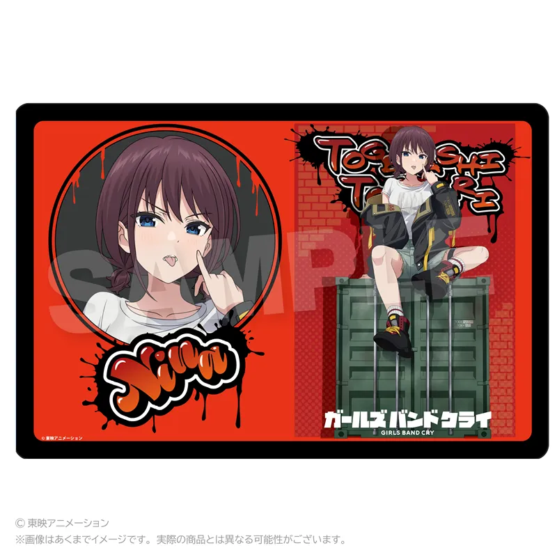 ガールズバンドクライ ラバーマット 路地裏ver. 井芹仁菜