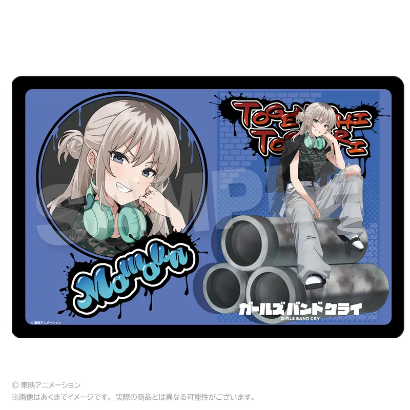 ガールズバンドクライ ラバーマット 路地裏ver. 河原木桃香