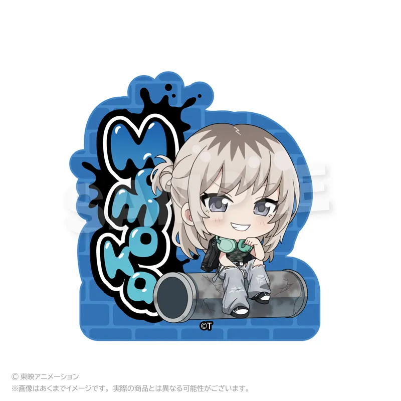 ガールズバンドクライ ミニキャラアクリルブロック 路地裏ver. 河原木桃香