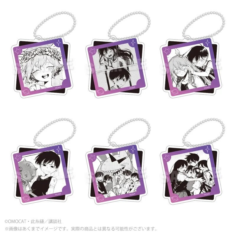 OMORI トレーディングアクリルキーホルダー