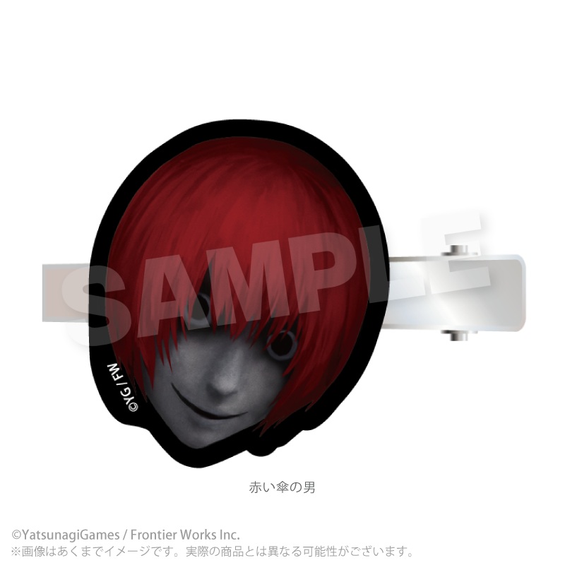 文字化化 前髪クリップ アイドルver. 赤い傘の男 - GoodsMart Wholesale