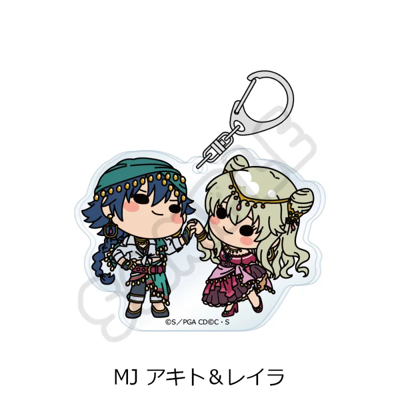 『コードギアス 亡国のアキト』アクリルキーホルダー MJ (アキト&レイラ)