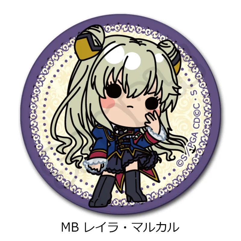 『コードギアス 亡国のアキト』レザーバッジ（丸形） MB (レイラ・マルカル)