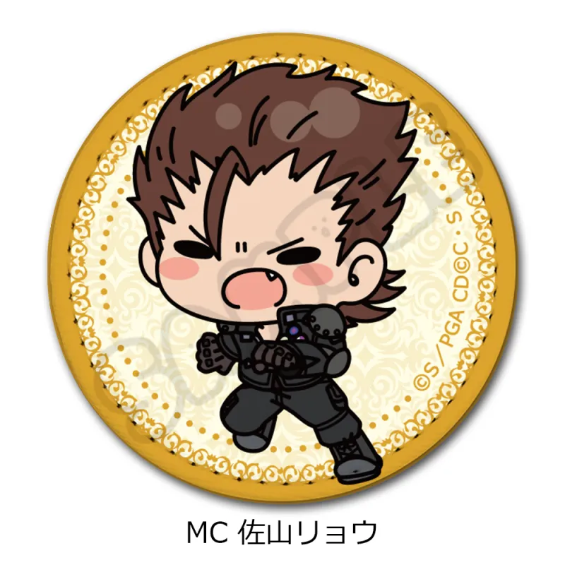 『コードギアス 亡国のアキト』レザーバッジ（丸形） MC (佐山リョウ)