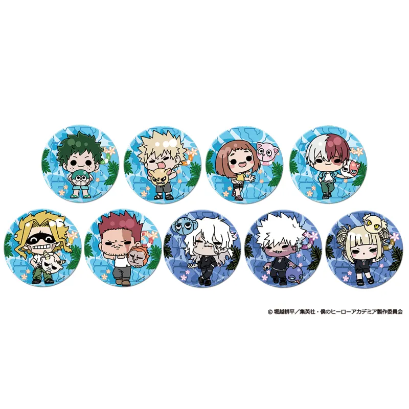 僕のヒーローアカデミア アニマルビーチボールmochocho トレーディング3way缶バッジ【全9種】