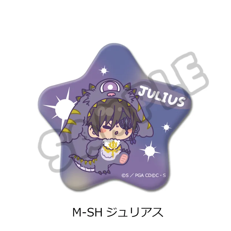 『コードギアス 亡国のアキト』第2弾 星形缶バッジ M-SH (ジュリアス)