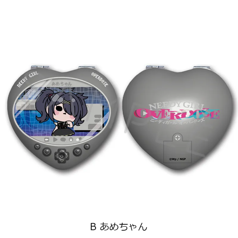 アニメ「NEEDY GIRL OVERDOSE」 ハート型コンパクトミラー B(あめちゃん)