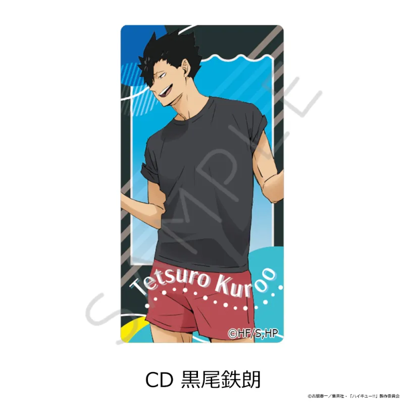 「ハイキュー!!」第13弾 クリアカードステッカー CD(黒尾鉄朗)