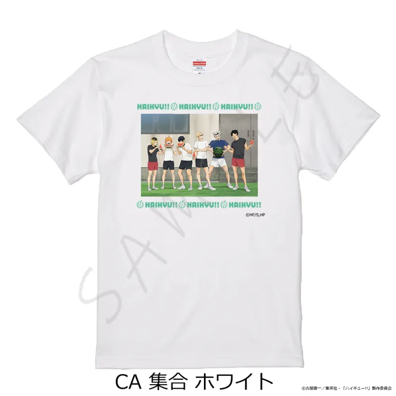「ハイキュー!!」第13弾 Tシャツ CA(集合) ホワイト Sサイズ