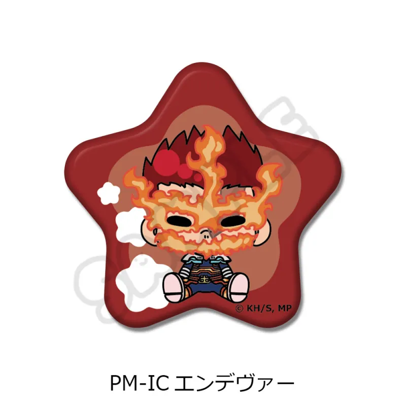 アニメ『僕のヒーローアカデミア』POTEmocho 第6弾 星型缶バッジ PM-IC(エンデヴァー)