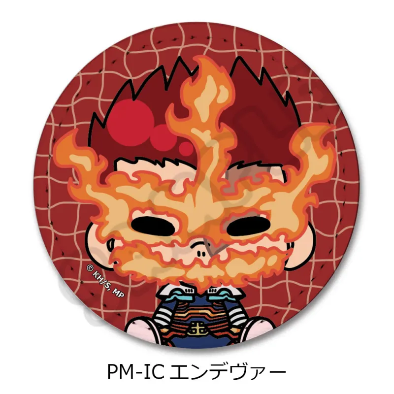 アニメ『僕のヒーローアカデミア』POTEmocho 第6弾 レザーバッジ PM-IC(エンデヴァー)