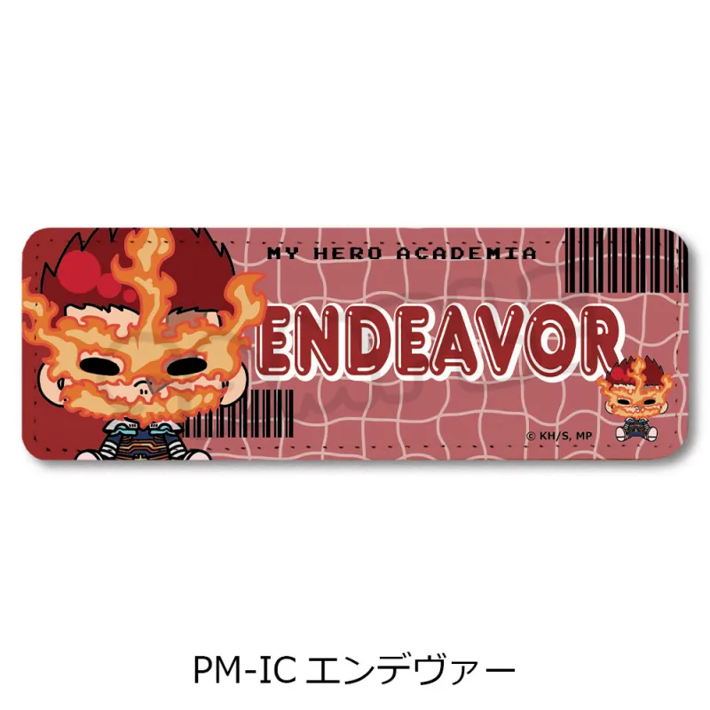 アニメ『僕のヒーローアカデミア』POTEmocho 第6弾 レザーバッジ(ロング) PM-IC(エンデヴァー)
