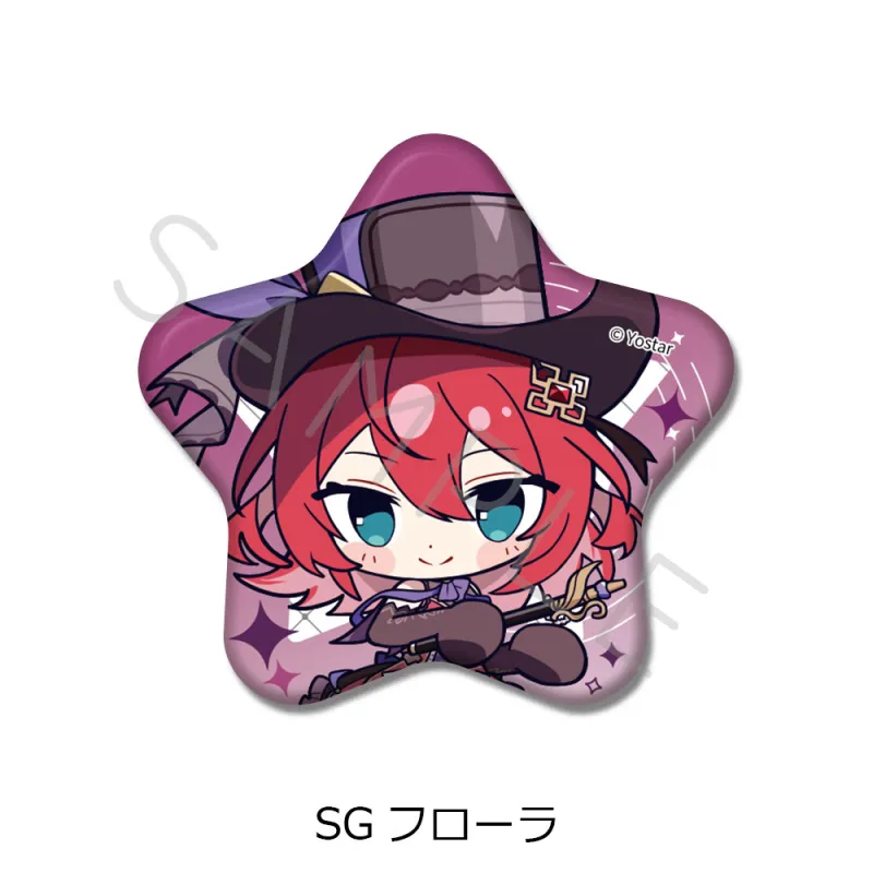 「ステラソラ」第2弾 星型缶バッジ SG(フローラ)