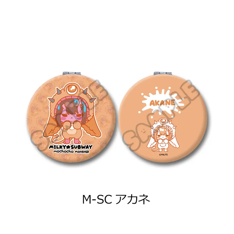 アニメ『銀河特急 ミルキー☆サブウェイ』 コンパクトミラー(mochocho第2弾) M-SC(アカネ)