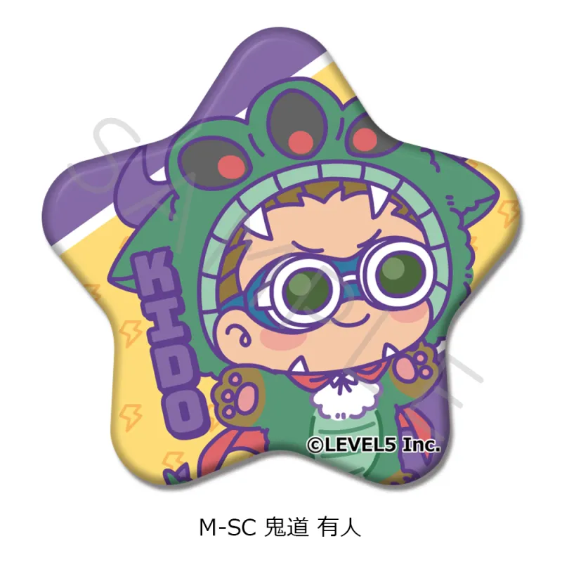 『イナズマイレブン 英雄たちのヴィクトリーロード』星形缶バッジ M-SC(鬼道 有人)