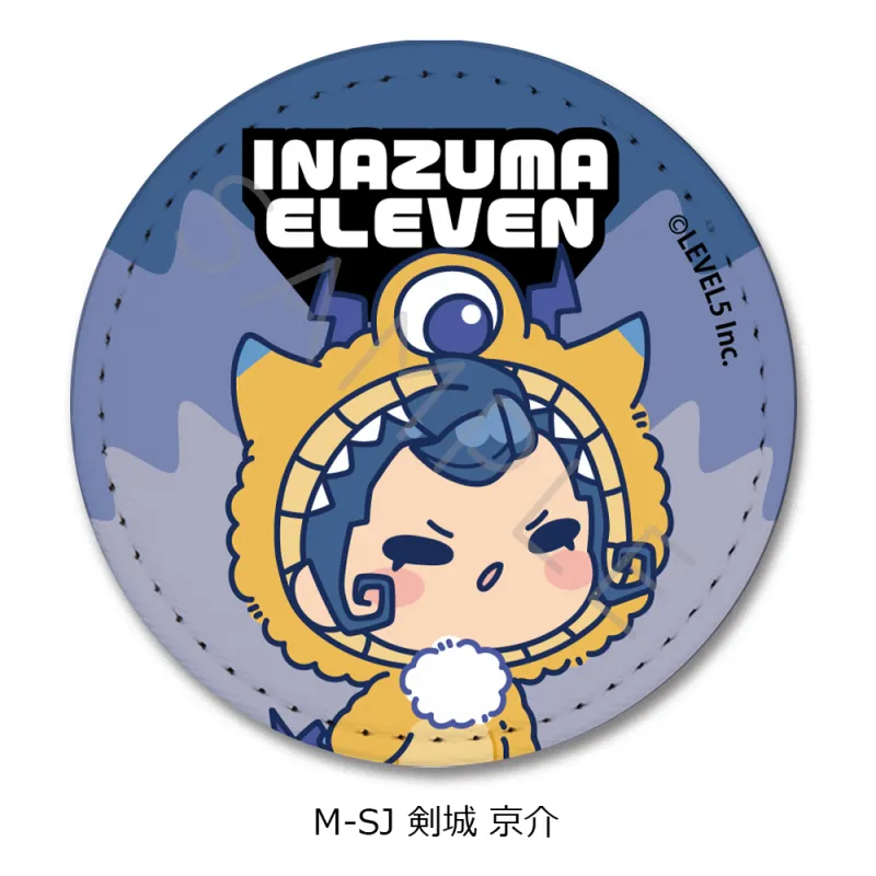 『イナズマイレブン 英雄たちのヴィクトリーロード』レザーバッジ(丸形) M-SJ(剣城 京介)