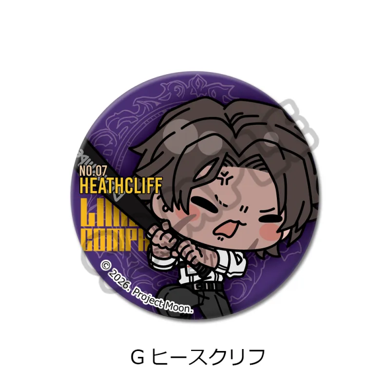 『Limbus Company』 丸形缶バッジ(57mm) G(ヒースクリフ)