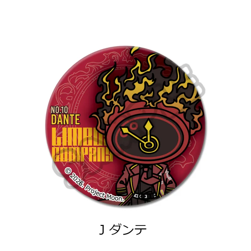 『Limbus Company』 丸形缶バッジ(57mm) J(ダンテ)
