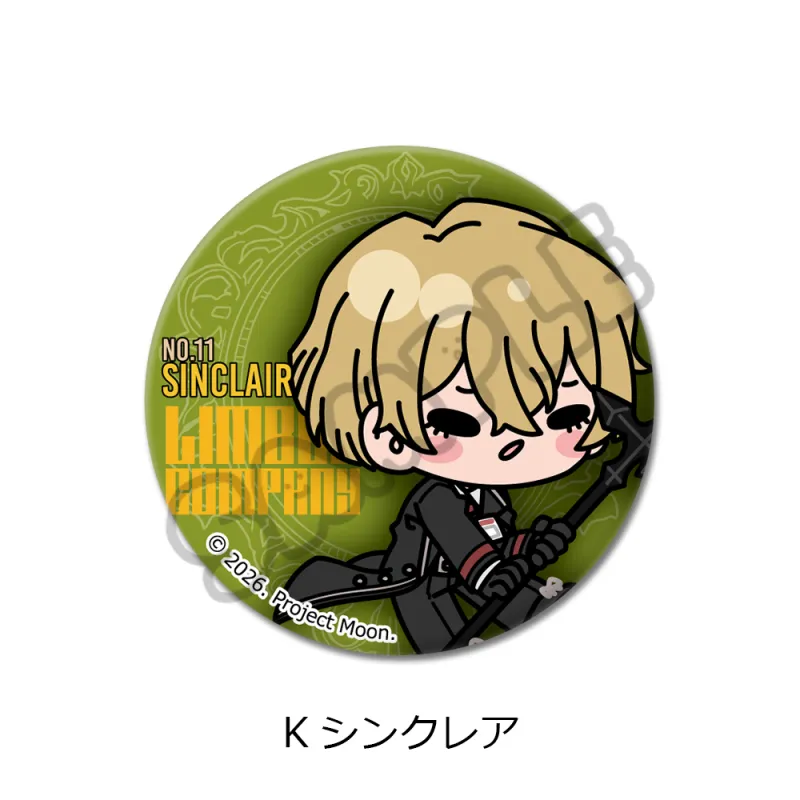 『Limbus Company』 丸形缶バッジ(57mm) K(シンクレア)
