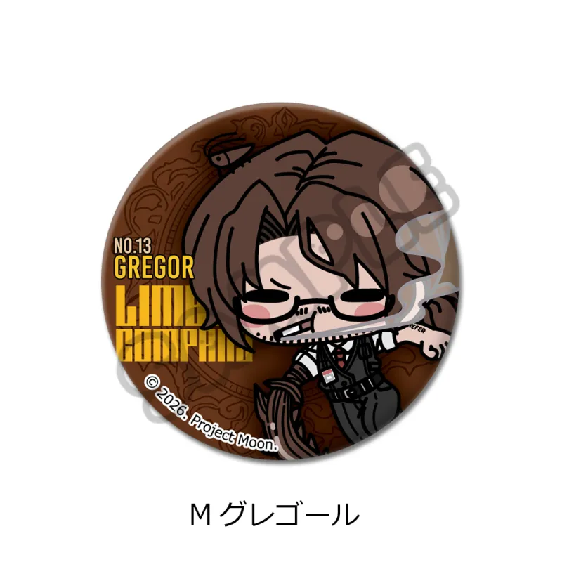 『Limbus Company』 丸形缶バッジ(57mm) M(グレゴール)